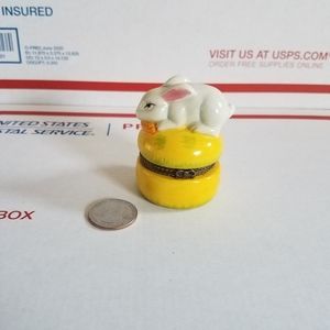 Bunny Rabbit Carrot Jewelry Box